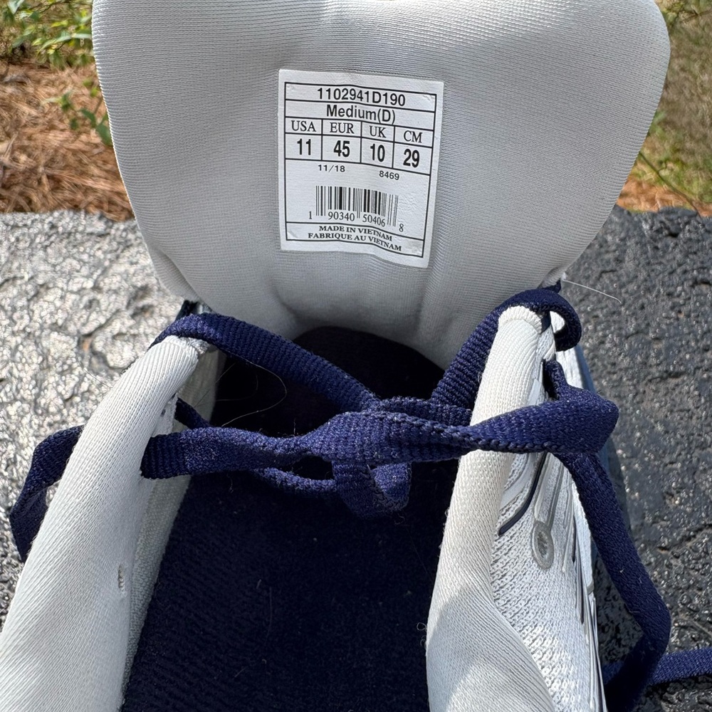 Brooks Adrenaline 19 Gray and Navy Running Shoes Men’s Size 11D - Picture 5 of 8